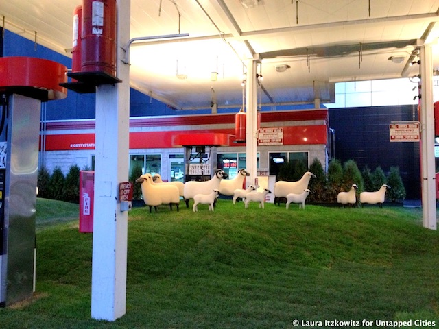 Sheep Station at Getty Station Kasmin Gallery Chelsea NYC Untapped Cities