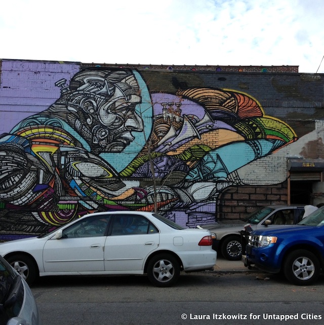 mural on Troutman Street Bushwick Brooklyn NYC Untapped Cities