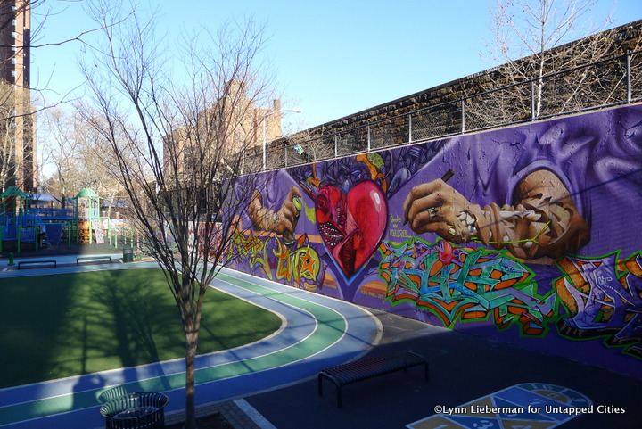 Street Art Hotspot East Harlem S Graffiti Hall Of Fame At Jackie Robinson Playground Untapped New York