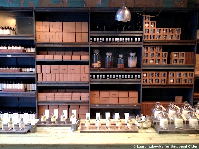 Le Labo perfume shop shelves NYC Untapped Cities