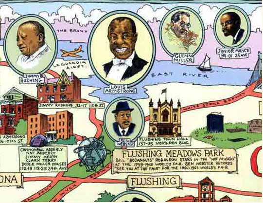 Queens Jazz Trail Louis Armstrong Untapped Cities fun maps