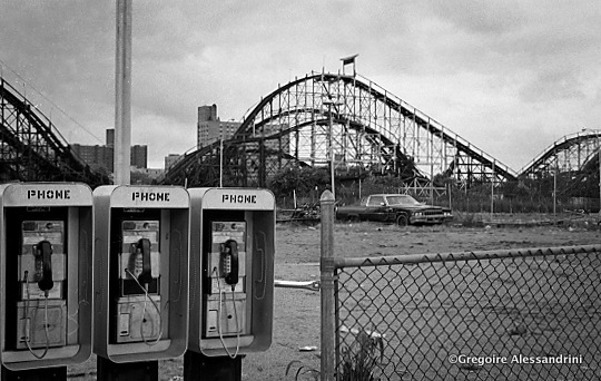 14-Blogdef-Coney Island Telephones and roller coster 1995-1