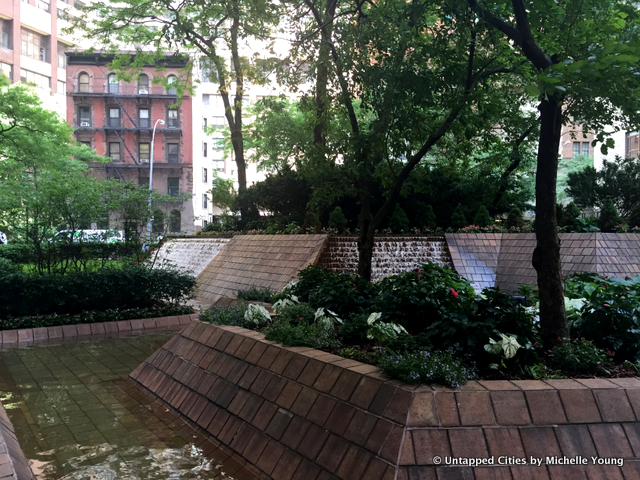 1886 Broadway-Lincoln Square Theatre-POPS Public Space-Garden-Waterfall-NYC