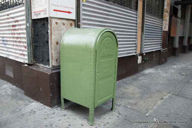 Green Relay Mail Boxes-USPS-New Paint-NYC