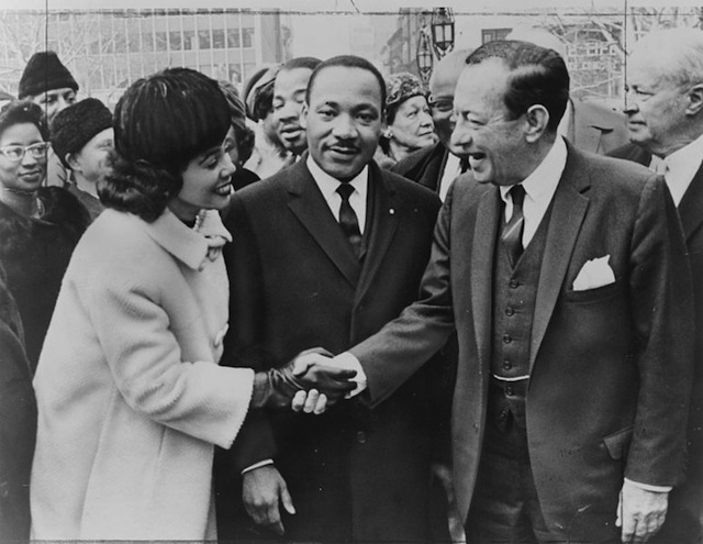 Martin Luther King Jr, Coretta Scott King, Mayor Wagner NYC Untapped Cities