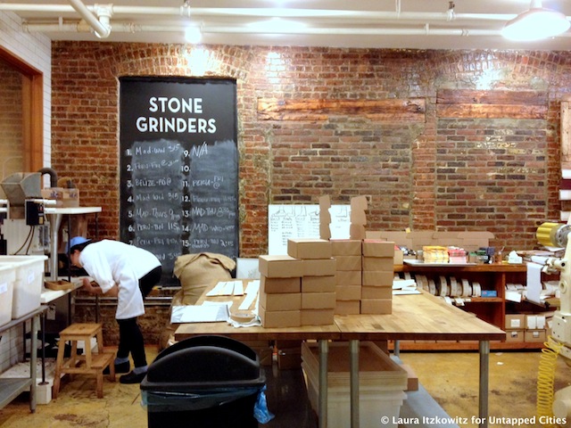 Mast Brothers chocolate stone grinders Williamsburg Brooklyn NYC Untapped Cities