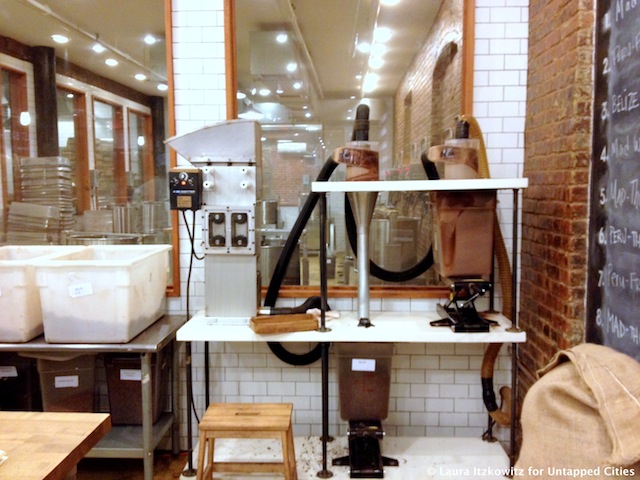 Mast Brothers cocoa beans machine Williamsburg Brooklyn NYC Untapped Cities