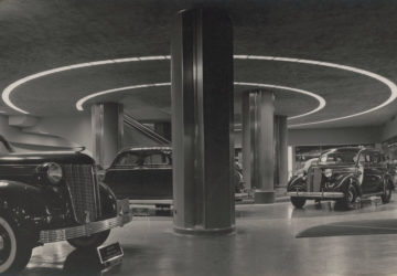 Chrysler Building auto showroom