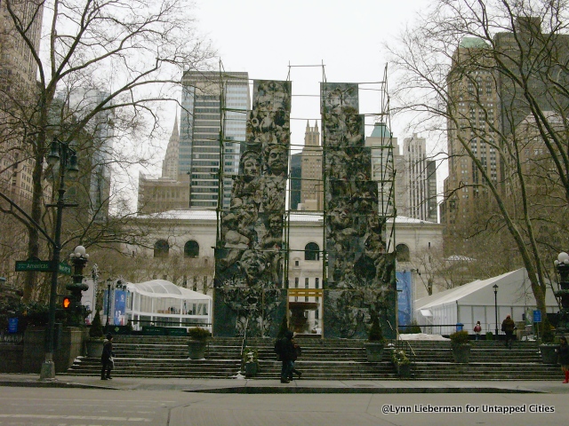 Analogia - large scale installation by Ben Tritt at Bryant Park