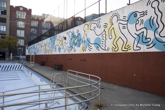 Carmine Street Pool-Tony Dapolito Recreation Center-Keith Haring Mural-Greenwich Village-NYC_1