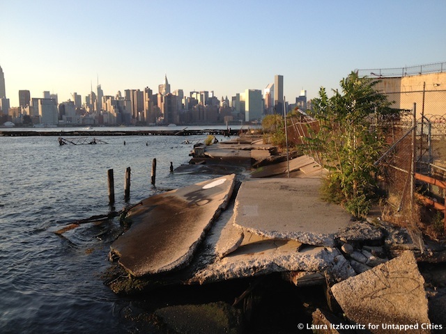 Greenpoint waterfront Manhattan skyline Brooklyn NYC Untapped Cities