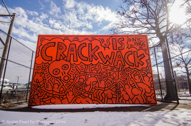 Keith Haring Crack is Wack Mural FDR Drive 128th Street Harlem NYC Untapped Cities
