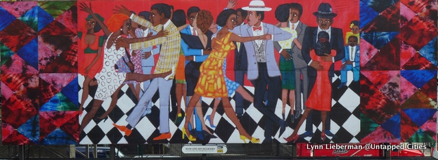 Faith Ringgold's commissioned piece, 'Groovin High', for the High Line