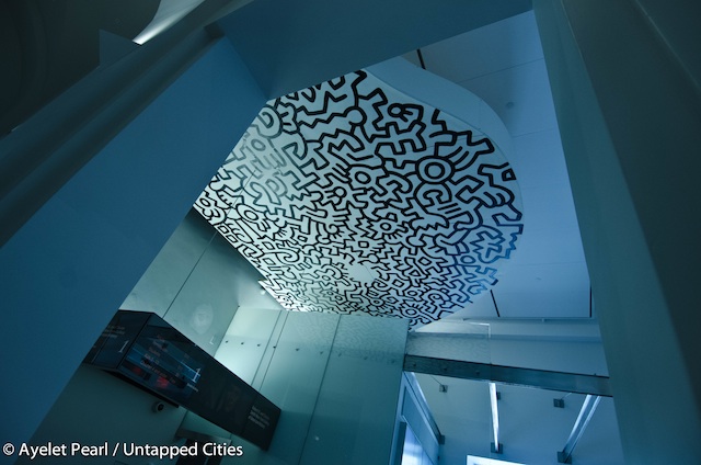 Keith Haring ceiling mural NY Historical Society pop shop NYC Untapped Cities