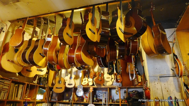 Instruments from every corner of the World on two floors