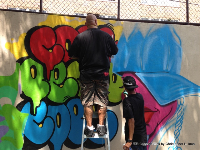 Boone Street-Cope2-Art-Graffiti-Untapped Cities-Bronx-NYC-Fannie Lou Hammer High School-Sien Ide-West Farms