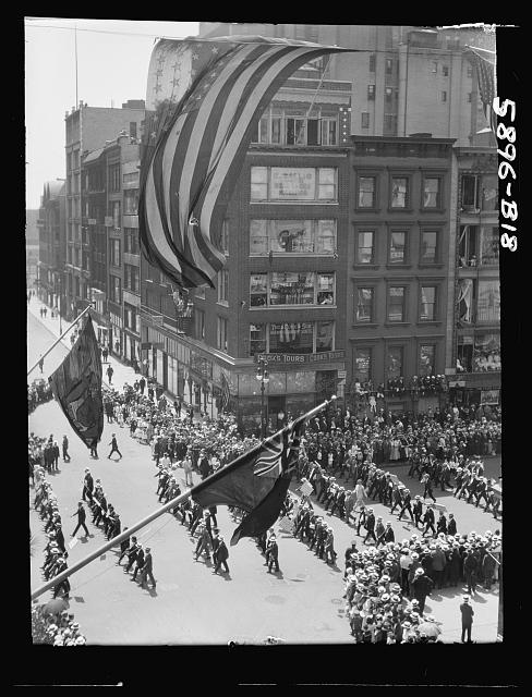 New York City 4th of July parade 1918 Untapped Cities Sabrina Romano
