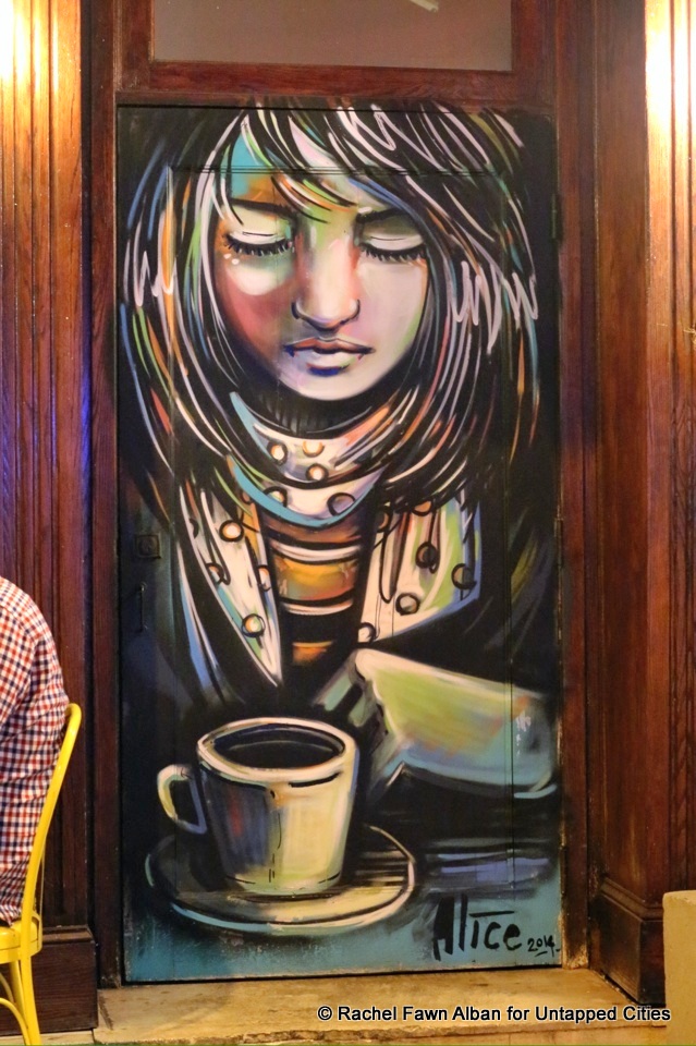 Alice Pasquini, the first Italian artist to paint with The L.I.S.A. Project.