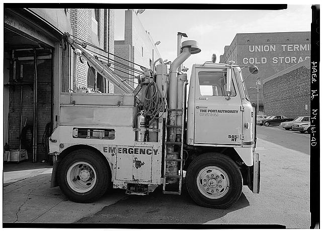 The NY Holland Tunnel emergency truck Vintage NYC Photography Untapped Cities Sabrina Romano