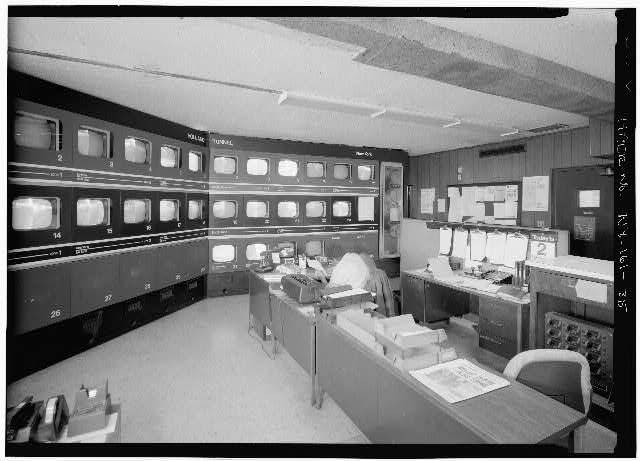 The Holland Tunnel traffic monitoring room NYC Vintage photography Untapped Cities Sabrina Romano
