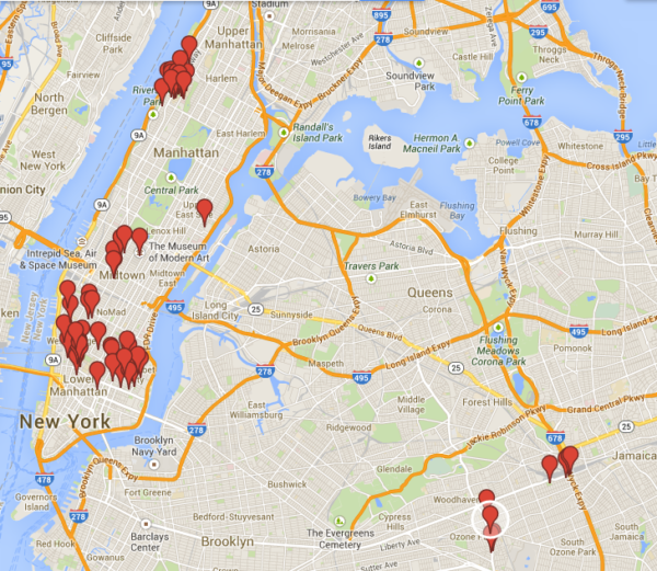 Fun Maps: The Beat Generation in NYC, Across the Country, and France ...