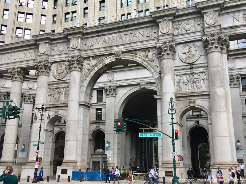 Manhattan Municipal Building Arch