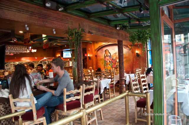 The Mexican Festival Restaurant is pretty, with murals painted by Mexican artist Juan Lopez.