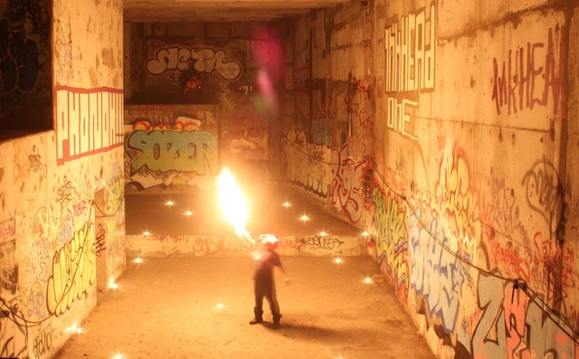 NYC Subway-Pyrotechnic Fire Art-__MacGyver-Urban Exploration-026