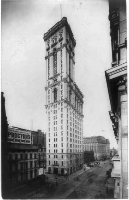 Times Building, now the site of the New Year's Eve Ball drop