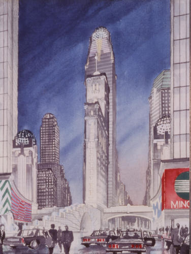 Times Square Municipal Art Society Competition-Richard Haas Judish Dimaio William Palmore