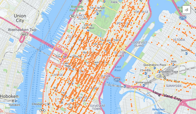 LInkNYC WiFi Coverage Map-I Quant NY-NYC