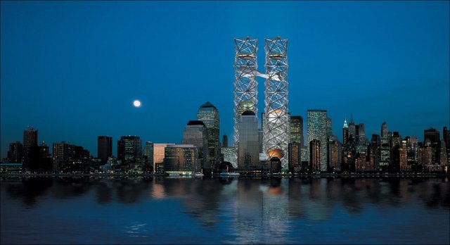 THINK Architecture-World Trade Center Competitoin 2002-Shigeru Ban-NYC