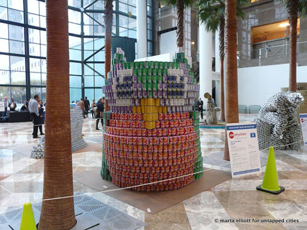 75,000 Cans of Food Turned into Art at Canstruction,