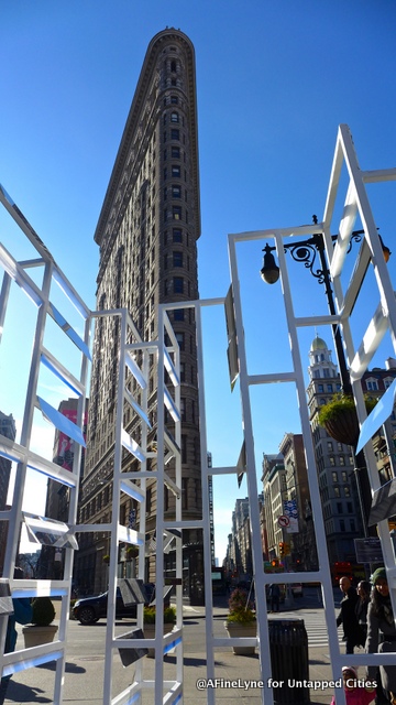 A View of the Flatiron Building with New York Light by INABA in the forefront