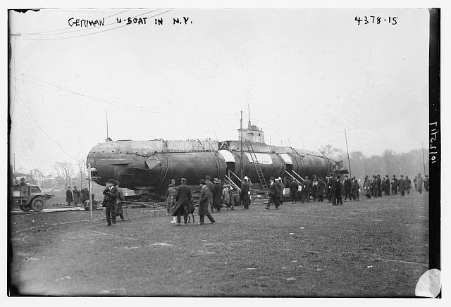 German U-Boat-Central Park-UC-5 Submarine-War Bounds-1917-NYC