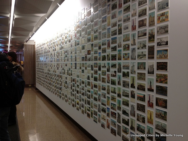 Google NYC Office-Vintage Postcard Wall Spells Out Google-Meatpacking-Chelsea Market-2