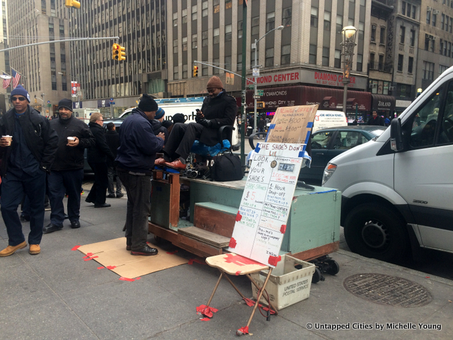 Shoe Shine Stand-6th Avenue-Diamond District-Midtown-Humor-Funny Signs-NYC-001
