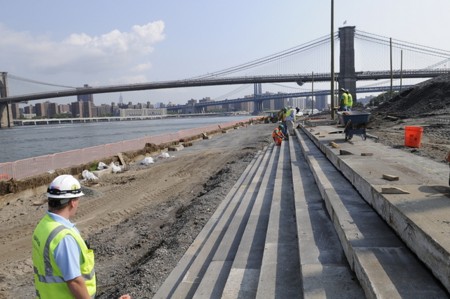 Brooklyn Bridge Park-Granite Prospect_Construction_Credit Julienne Schaer