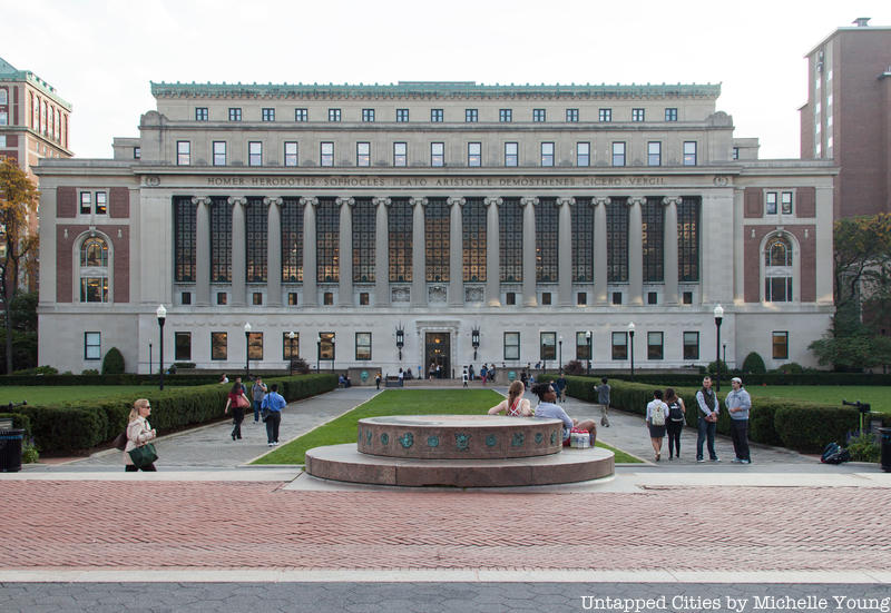 Members of the Beat Generation lived in Hartley Hall at Columbia University. 