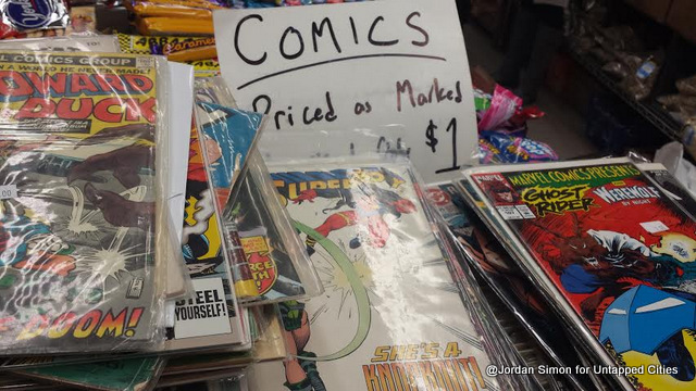 Economy Candy's Comic Book Display