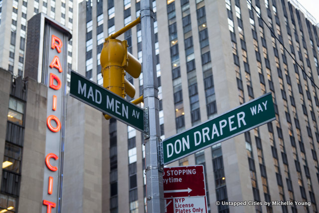 Mad Men Avenue-Don Draper Way-Sixth Avenue-Avenue of the Americas-Time Life Building-Radio City-NYC