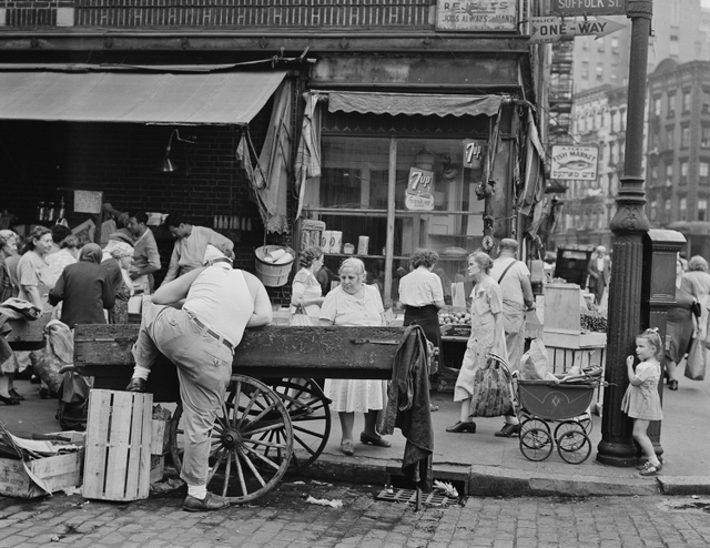 Todd Webb-Suffolk and Hester-Lower East Side-1946-NYC Street Photography
