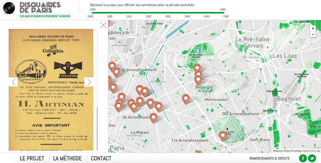Disquaires de Paris-Lost Record Stores of Paris-Fun Maps-Phonographic History-NYC.19 PM