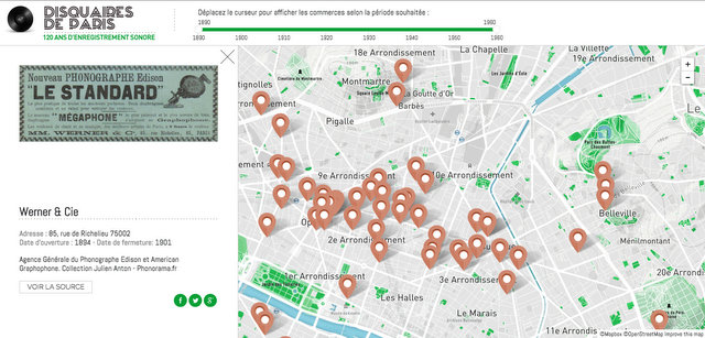 Disquaires de Paris-Lost Record Stores of Paris-Fun Maps-Phonographic History-NYC.21 PM