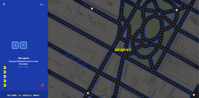 Pac-Man Google Maps-Screenshot-NYC-Madison Square Park