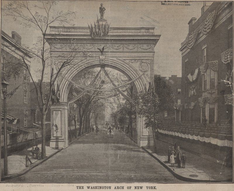 Wooden Washington Square Arch