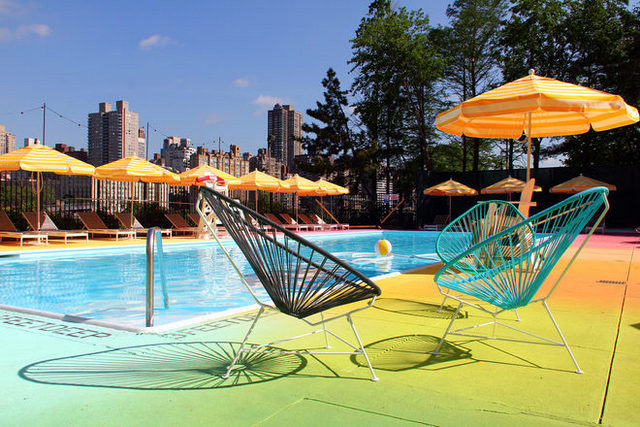 HOT TEA Rainbow Color Pool-NYC-Manhattan Park Apartment-Roosevelt Island-Street Art-5