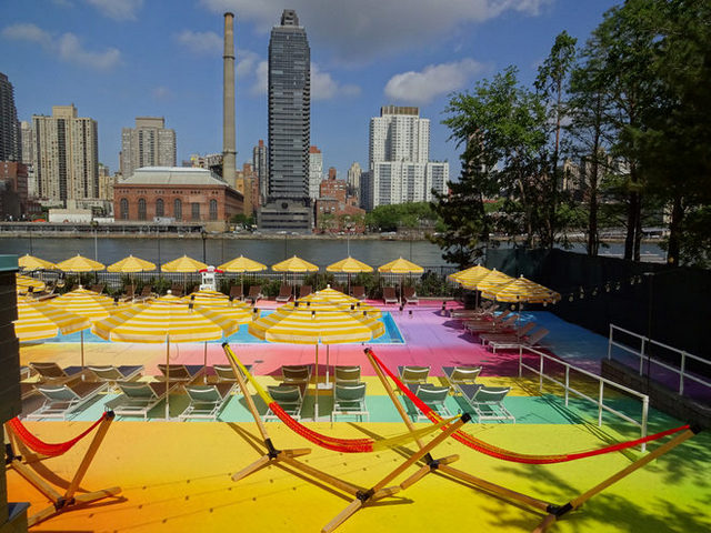 HOT TEA Rainbow Color Pool-NYC-Manhattan Park Apartment-Roosevelt Island-Street Art-6