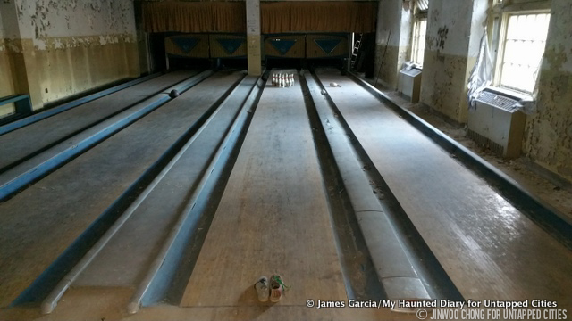 Bowling alley in abandoned rockland psychiatric center