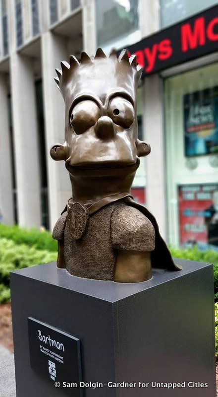 Bartman-Bart Simpson Sculpture-6th Avenue-NYC-Fox News-Newscorp-001